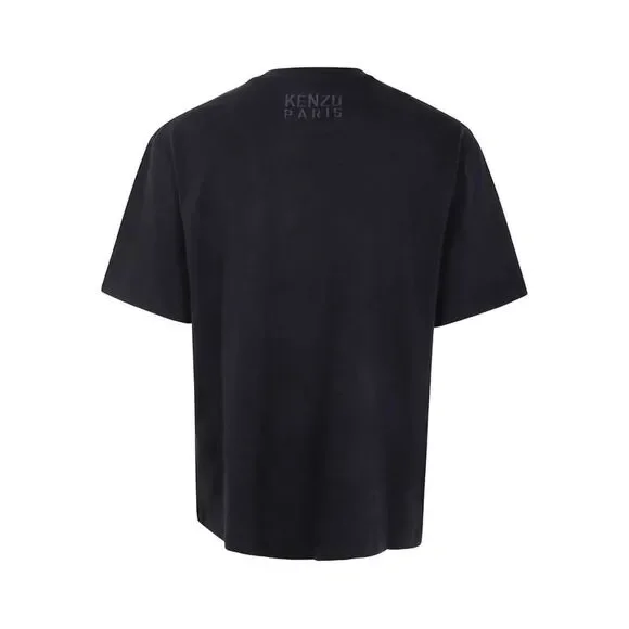 Kenzo Unisex Gots Kenzo Happy Tiger Embroidered Oversize Tshirt